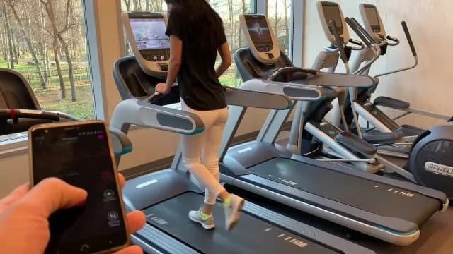 Public Masturbation with Lovense (Lush) Part 3 in the Gym