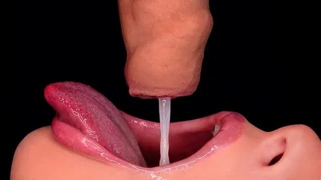 Close Up: Best Milking Mouth Made You Cum Four Times! Hungry Foreskin Blowjob