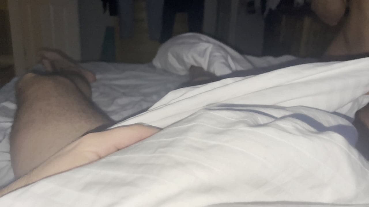 Roommate Surprise Handjob Leading to Fantastic Orgasm