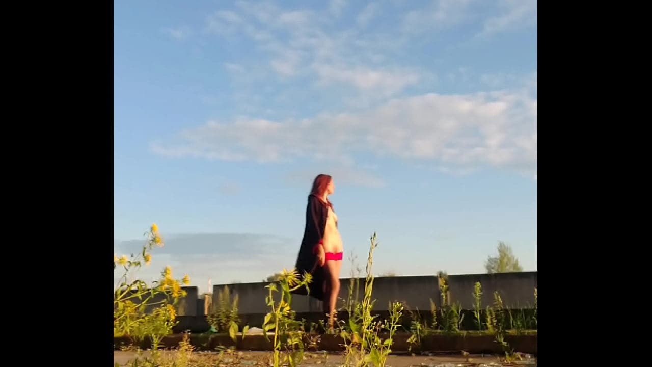 It's a Beautiful Sunny Day in Sexy Stockings