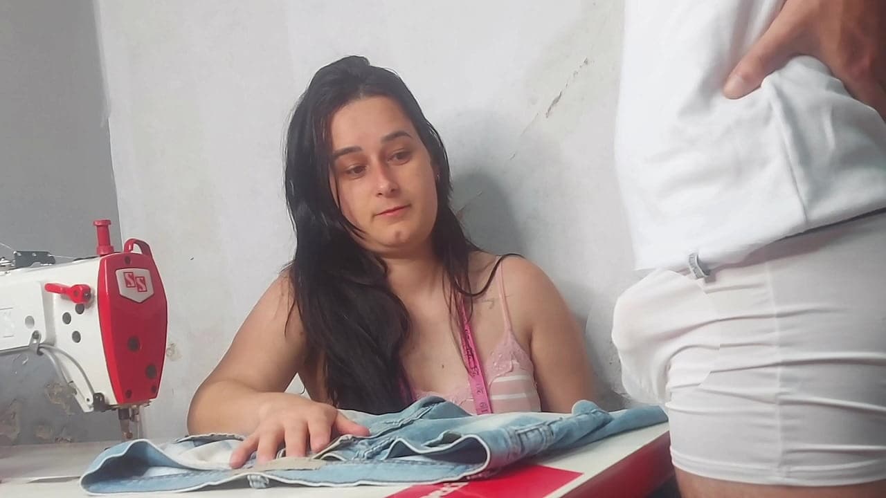 Seamstress Watching Client's Erection! - Steamy Amateur Seduction